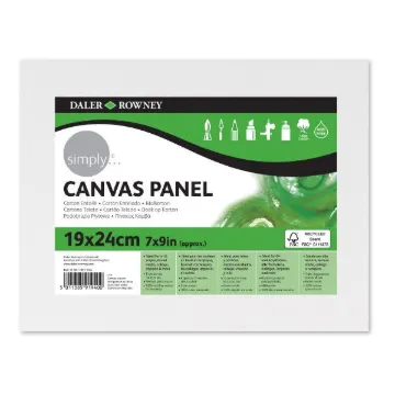 19X24CM CANVAS PANEL WHITE