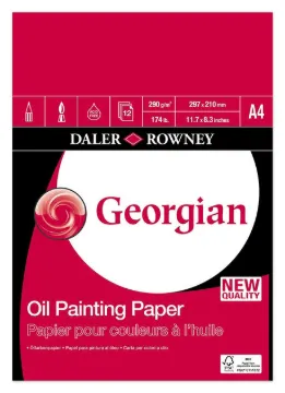 GEORGIAN OIL PAD A4 290G 12SH