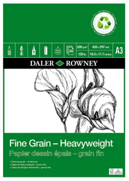 FINE GRAIN ECO HEAVYWEIGHT PAD A3 200G 30SH