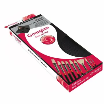 GEORGIAN FINE ART ZIP CASE - 10 BRUSH LH