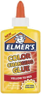 GLUE ELMERS COLOR CHANGE 5 OZ YELLOW-RED