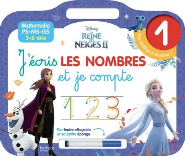Reine des Neiges 2 - J'écris les nombres et je compte (3-6 ans)