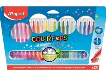MAPED COLOUR PEPS FELT TIP 24 colour