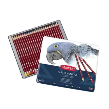 DERDerwent Pastel Pencil Set 24 in TIN