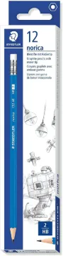 Staedtler Norica 12 Graphite Pen with Eraser Side
