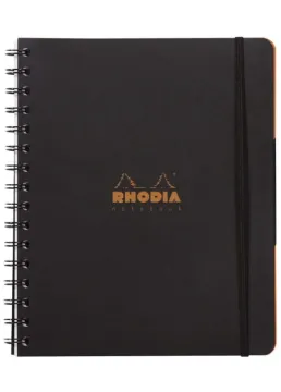 "Clairefontaine Rhodia - Ref 119237C Business Book, PP Wirebound Notebook A5, 180 Lined Pag"