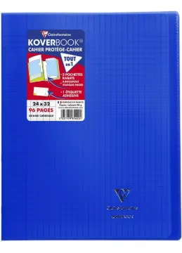 Koverbook 240 x 320 mm Stapled Notebook, 48 Pages, Seyes Ruled, Navy Blue