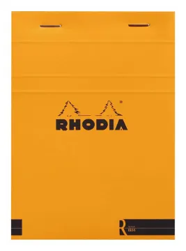 Rhodia 132011C Orange R Stapled Pad - No. 13 - A6 (148 mm x 105 mm)