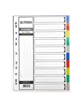 1-10 MAXI PART COLOR DIVIDER