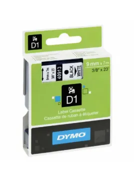 Dymo D1 Tape for Electronic Labelmakers 9mmx7m Black on White