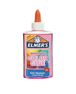 Elmers Transprent Glue Pink 5 Oz