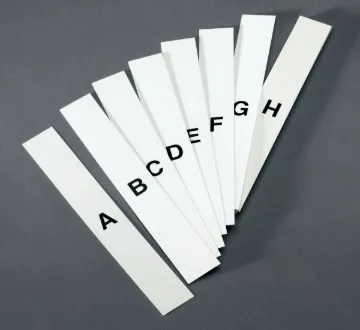 Plastic Labels A-Z for Scandon