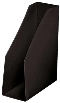 Open Front File Case - Black