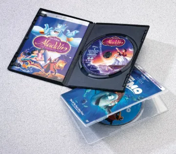 DVD Album Ultra-slim Clear - H191xW133xD6.3mm