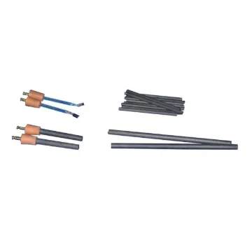 Electrodes, Plain Carbon Rods, 200 x 8 mm