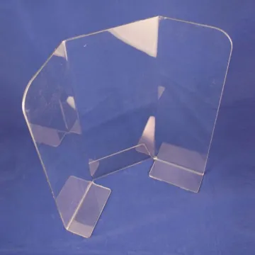 Angled Safety Screen with Integral Supports