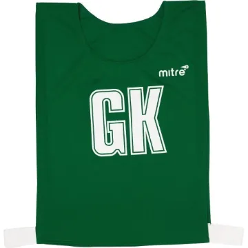 Mitre Pro Netball Bibs - Green - Medium