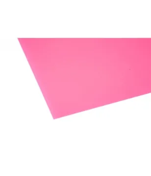 Cast Acrylic Sheet Opaque Pink 1000 x 600 x 3mm