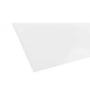 Cast Acrylic Sheet Opaque White 1000 x 600 x 5mm