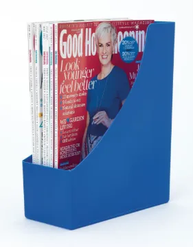 Curve Corner Box File Royal Blue