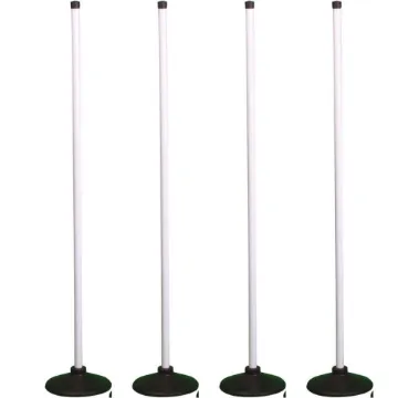 Rounders Pole and Base Set - Wood