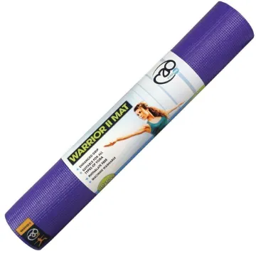 Yoga Mad Warrior II Mat - Purple