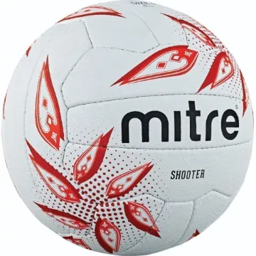 Mitre Shooter Netball White - Size 5