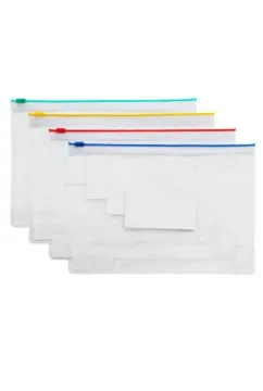 A4 PVC ZIP BAG