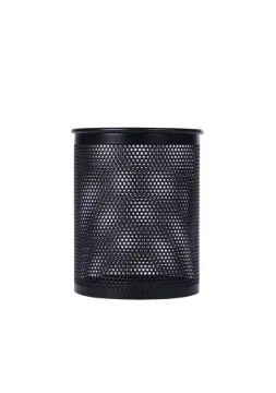 909,Deli Pen Stand Metal Heavy Duty Round