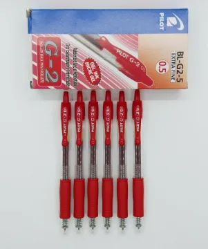 PILOT GEL PEN 1X12 RED 0.5MM G2