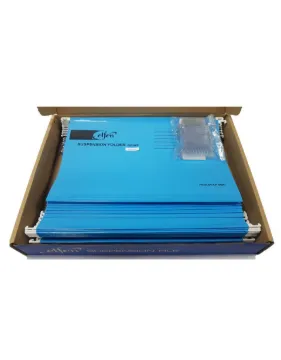Elfen 927 Deluxe Suspension Folder Dark Blue - Pack of 50