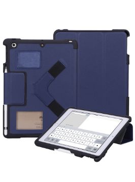 NK NutKase w/ Stylus Holder for iPad 10.2" (7th/8th/9th Gen Gen) - Royal Blue - NK114RB-EL-SHM