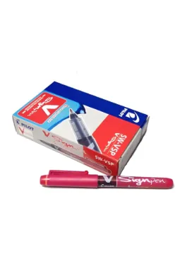 Pilot V Sign Pen Liquid Ink 2.0 mm Tip - Red.