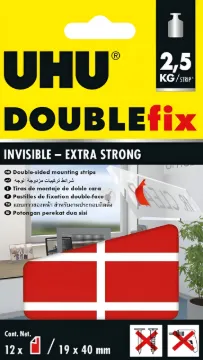 UHU DOUBLE SIDE STRIPS 2.5KG