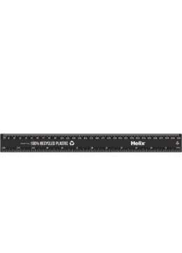 Helix 100% Recycled Plastic 30cm/12" Ruler