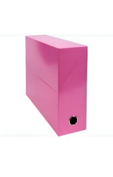 Exacompta Iderama Transfer Box(90mm Spine) - Pink