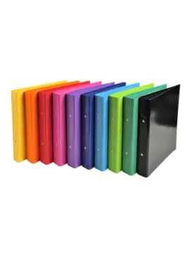 Exacompta Ring Binder Iderama, 2-Ring Mechanism, A5 25mm Assorted Colors