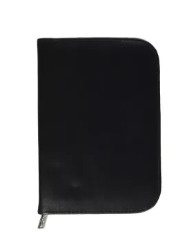 Brunnen Student's Stationery Case Leather Black 1 flap
