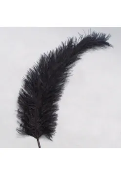 Feather 35 cm black