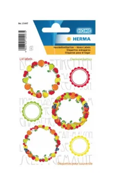 Herma Kitchen Labels for Lid New Look Fruit I, Self-Adhesive