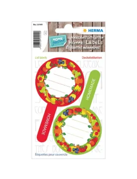 Herma Kitchen Labels for Lid New Look Fruit II, Self-Adhesive