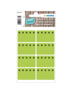 Deep-freeze labels green 26x40 mm ice crystals