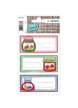 Kitchen Labels Preserving Glasses