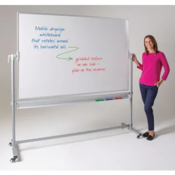 Magnetic Economy Revolving Whiteboard H90xW120