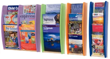 Panorama Wall-mounted Leaflet Dispenser 3x A4 Pockets