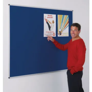 Aluminium Framed Noticeboard 1200 x 2400