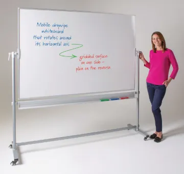 Economy Revolving Whiteboard 900x1200mm