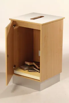 Top Fed Indoor Book Return - Maple Finish