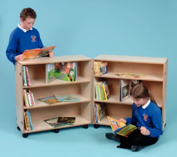 Hinged 3 Shelves Bookcase - Beech