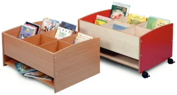 Low level kinderbox with shelf MULTICOLOURED